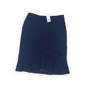 BANANA REPUBLIC WAFFLE TEXTURED RUFFLE SKIRT